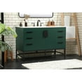 thumbnail image 2 of Elegant Decor Eugene 48" Aluminum Iron MDF Single Bathroom Vanity in Green, 2 of 8