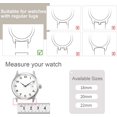 thumbnail image 5 of Compatible con Huawei, Samsung, Amazfit, correa de cuero de 18 mm, 20 mm y 22 mm, correa de reloj de liberación rápida, 5 of 5