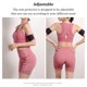 thumbnail image 3 of Wosthever 1 par de mangas de compresión de brazo para mujer, forro de goma desmontable portátil, envolturas protectoras para ejercicios de Ropa Deportiva, Zapatos Rojo, 3 of 6