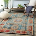 thumbnail image 4 of BoutiqueRugs Wrangell Traditional Area Rug - Blue, Mustard, Red - 8' x 10', 4 of 8