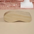 thumbnail image 3 of HomeDM Platform Sandals for Women Open Toe Wedge Sandals Slip On Slides Summer Casual Beach Sandals, Gold Size 6.5, 3 of 9