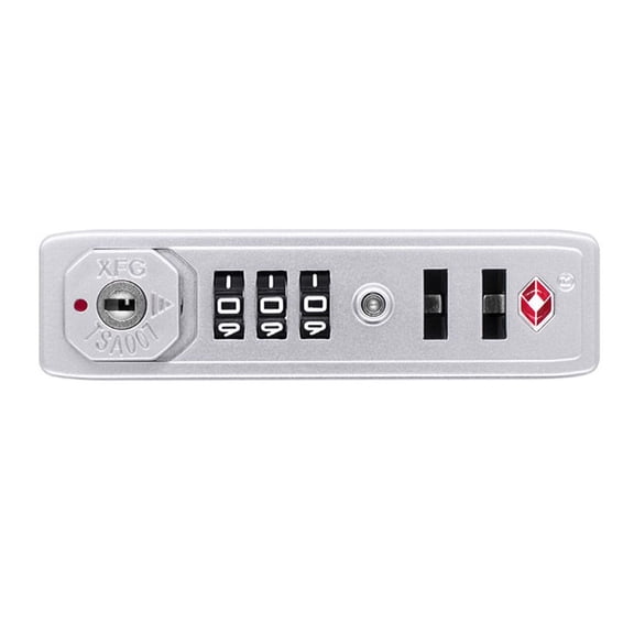 Hardware Protection Security Luggage Weatherproof Safely Code Lock TSA007 3 Digit Combination Lock TSA Customs Lock SILVER