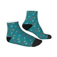 thumbnail image 6 of Salouo Funny Cat Blue Pattern Unisex Middle Tube Socks,Middle-Finger Knee High Socks Over The Calf Tube Stocking Crew Stockings for Women and Men Tube Socks, 6 of 8