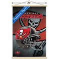 thumbnail image 3 of NFL Tampa Bay Buccaneers - Helmet 16 Wall Poster with Wooden Magnetic Frame, 22.375" x 34", 3 of 3