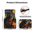 thumbnail image 5 of Pofeuu Starry Night Cat Guitarist Print Car Foot Mat Set of 4 Pieces - All-Weather Full Set Floor Mats for Cars Trucks SUVs, 5 of 7