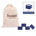 thumbnail image 3 of Classic Square Napkin RingSet of 4Color: Luster Blue, 3 of 10