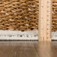 thumbnail image 3 of Hauteloom Munich Modern Farmhouse Living Room Bedroom Dining Room Area Rug - Casual Boho Look Carpet - Bohemian Neutral Minimalist - Bone, Cream, Beige, Grey, Light Gray - 5'3" x 7', 3 of 17