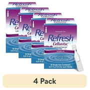 (4 pack) Refresh Celluvisc Lubricant Eye Gel Drops, Single-Use Containers, 30 Count (Pack of 1)