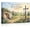 Frame-style, variant on He Is Risen Jesus Easter Canvas Wall Art, Christian Religious Home Decor, Empty Tomb & Crosses Landscape, Matthew 28_6 Inspirational Bible Verse Print