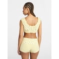 thumbnail image 3 of No Boundaries Bralette and Foldover Shorts Sleep Set, 2-Piece, Women's XS-XXL, 3 of 5