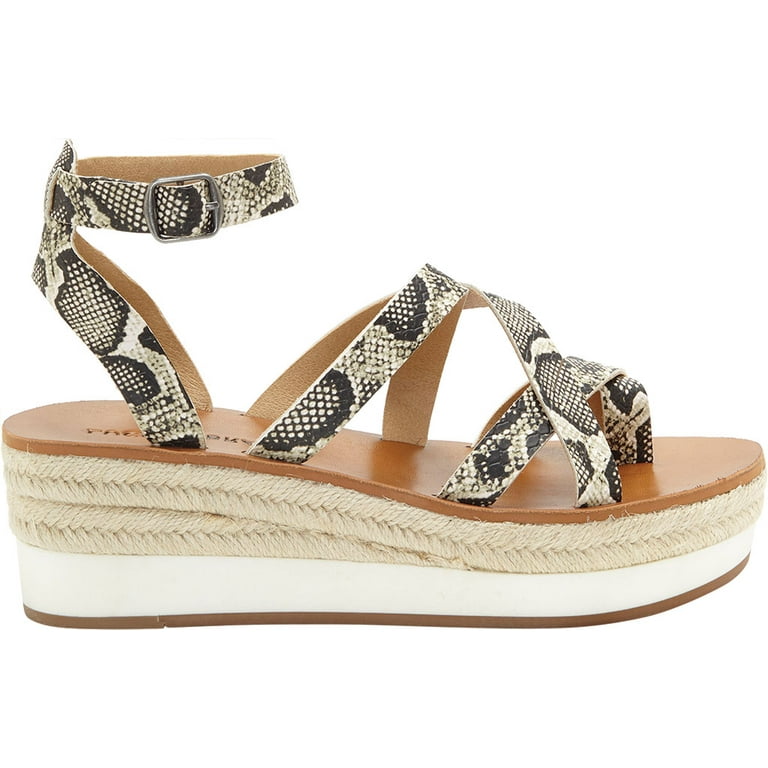 LUCKY BRAND Womens Beige Snakeskin 1