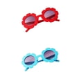 thumbnail image 1 of 2 piezas niños flores vintage gafas de terre UV400 para niñas niños, 1 of 9