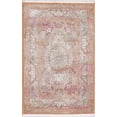 thumbnail image 1 of Ivory Geometric Oriental Turkish Distressed Area Rug, 1 of 5