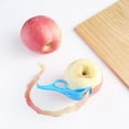 thumbnail image 6 of Mini Fruits Vegetables Peeler with Ring, Multifunctional Apple Orange Peeler, Safe Design, Not Hurt Hands, Easy to Use, 6 of 7