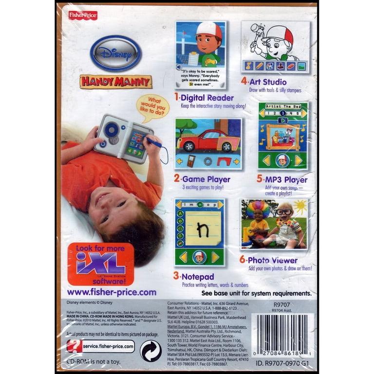 Fisher-Price iXL Learning System Software Disney Handy Manny (CD