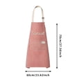 thumbnail image 3 of ZZHZGZ Sale Items on Clearance Day Aprons Custom Embroidered Name Aprons for and Children Hand Striped Kitchen Cooking Aprons Unique for Grandmothers/ From D, 3 of 6