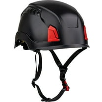 Protective Industrial Products Traverse Non-Vented Industrial Climbing Helmet Ansi Ii Class E Black