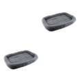thumbnail image 3 of Greeniant Variedad de colores Cama para perros y duradera para perros Cama para mascotas Cama para gatos Fácil de limpiar gris oscuro S 38*28cm gris oscuro S, 38*28cm 2Conjunto, 3 of 6