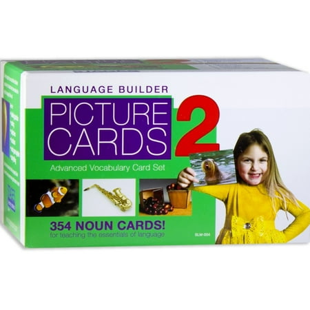 Picture Noun Cards (Stages Learning Materials® Language Builder® ® Picture Nouns Set 2 Flashcards for Autism, ABA and ESL – 354)