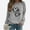 Gray, variant on Deal of the Week Ofreoo Womens Sweatshirts Love Heart Long Sleeve Crewneck Pullover Casual T-Shirts