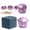 Pink, variant on 1Pc Mushroom Grinder Mushroom Grinder Metal For Kitchen Cooking Red