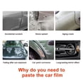 thumbnail image 4 of For 2021 2022 2023 2024 Ford Raptor TPU Invisible Car Protection Film Headlight Film Exterior Accessories 2pcs, Black, 4 of 7