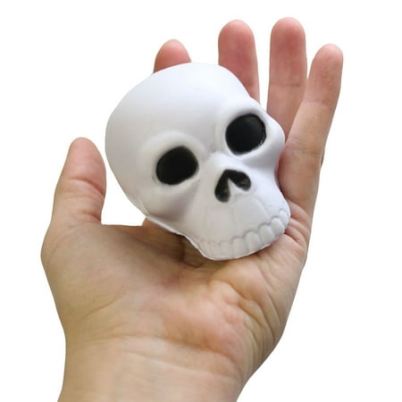 BULK 12 Skull Stress Ball Toys - Doctor, Nurse, Med Students, Radiologist Halloween