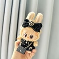 thumbnail image 3 of 17cm Labubu I II Idol Dolls sentado ropa de fiesta accesorios lindo Mini el monstruo Camelia vestido bolso zapatos YE18J, 3 of 4
