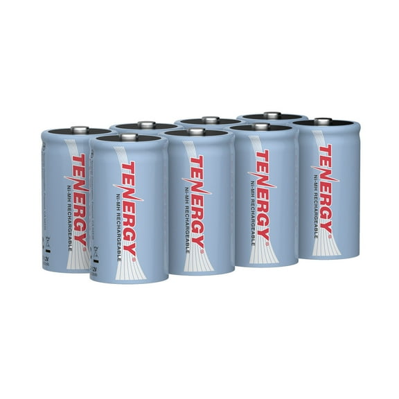 Tenergy D 10,000mAh NiMH Rechargeable Batteries 8pcs