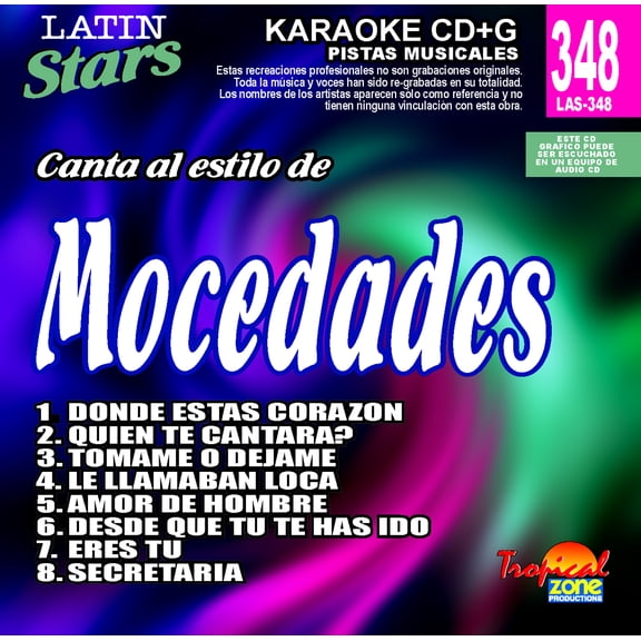 Karaoke Latin Stars 348  Mocedades