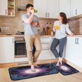 thumbnail image 6 of 2-Piece Kitchen Rugs Set Non-Slip Mats Carpet Floor for Kitchen, Bathroom (19.7"x27.6" & 19.7"x47.2") Solar Vortex, 6 of 7