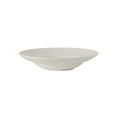 thumbnail image 2 of Tuxton China AMU-063 AlumaTux Modena 10. 25 inch Pasta - Salad Bowl - Pearl White - 1 Dozen, 2 of 3