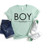 Boy Mama Shirt Mom Shirt Tee Of Boys Unisex Mommy Momma Motherhood Gift For Shirts Moms Cool