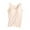 Beige, variant on Women's Wireless Built in Bra Padded Bustier Tank Top, Solid Color Seamless Shaping Camisole, Yoga Undershirt for Daily Lounge or Low Impact Workout Beige XXL