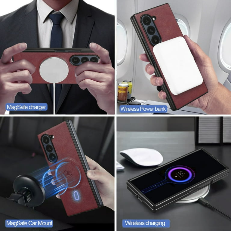 For Samsung Galaxy Z Fold 7 Detachable 2 in 1 Wallet Magnetic