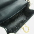 thumbnail image 3 of Pre-Owned Salvatore Ferragamo Gancini AQ-217234 Women's Leather Shoulder Bag Navy... (Good), 3 of 11