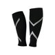 thumbnail image 1 of 1 par de mangas de compresión para pantorrillas, soporte para piernas, para dolor de espinilla, recuperación del dolor de pantorrilla, correr, ciclismo y viajes - Talla XL (negro), 1 of 5