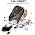 thumbnail image 2 of LAICAIW 4-Pack Case with Tempered Glass Screen Protector Compatible with Apple Watch Series 3/2/1, Full Coverage HD Ultra-Thin Cover for iWatch 42mm, 2 of 6