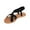 Black, variant on OAVQHLG3B Women's Casual Sandals Flats Sandals Summer Shoes Trendy Beach Snadals