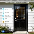 thumbnail image 6 of Veise Smart Door Locks with 2 Lever Handle Set, App Control, Keyless Entry Deadbolt for Front Door, Electronic Digital Touchscreen Keypad, Auto Lock, Easy Installation, Satin Nickel, 6 of 11