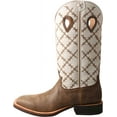thumbnail image 2 of Men's Twisted X MRS0056 Ruff Stock Cowboy Boot Bomber/White Leather 8.5 D, 2 of 7