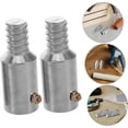 thumbnail image 3 of Kichvoe Threaded Tips Replacement for 25mm Extension Poles, Aluminum Alloy Compatible with Wood, Metal, and Aluminum Handles, Easy Screw and Rivet Mount for Home and Industrial Use, 3 of 8