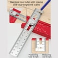 thumbnail image 4 of Foldable Depth Measuring Ruler Woodworking Multi Angle Marking Ruler Adjustable, 4 of 9