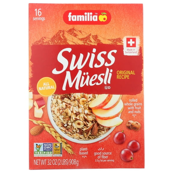 Familia Swiss Müesli - Original Recipe - Case of 6 - 32 oz.