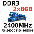 thumbnail image 1 of G.SKILL RipjawsX DDR3 2400MHz RAM 16GB Desktop Memory DIMM for PC,2x8GB,F3-2400C11D-16GXM, 1 of 4