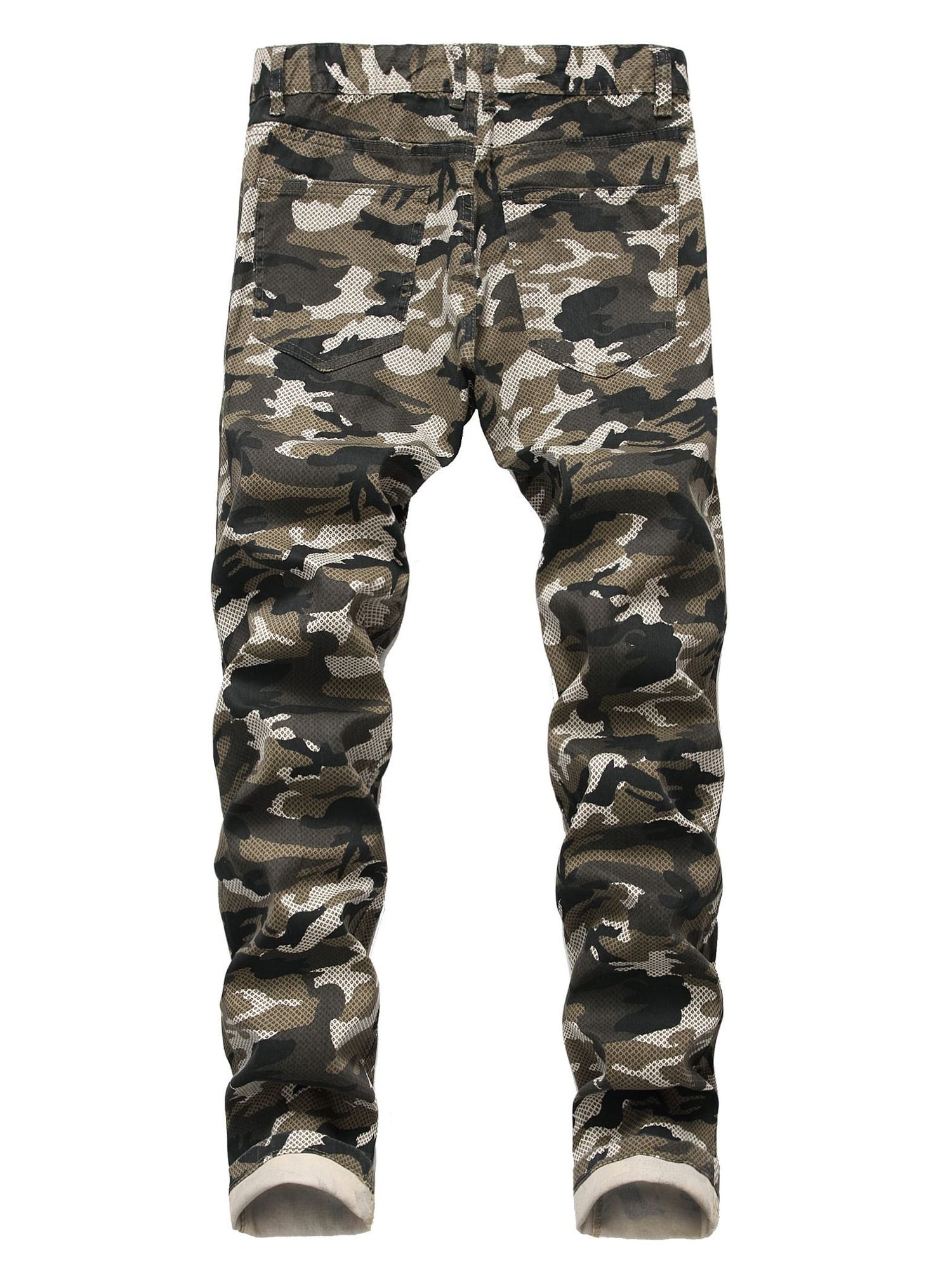 mens skinny camo jeans