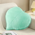 thumbnail image 3 of Leaf Shaped Pillow 5.12 Inch 3D Design Plush Throw Cushion Novelty Home Decor for Living Room Sofa Bedroom Couch Car Backrest Comfort Green Nature Inspired Decorations, 3 of 4