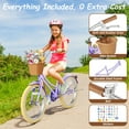 thumbnail image 5 of XJD 20 Inch Girls Bike for 6-12 Years Old Toddlers and Kids, Kid's Bicycle with Basket, Kid's Bike with Kickstand & Adjustable Seat Handlebar Height, 5 of 9