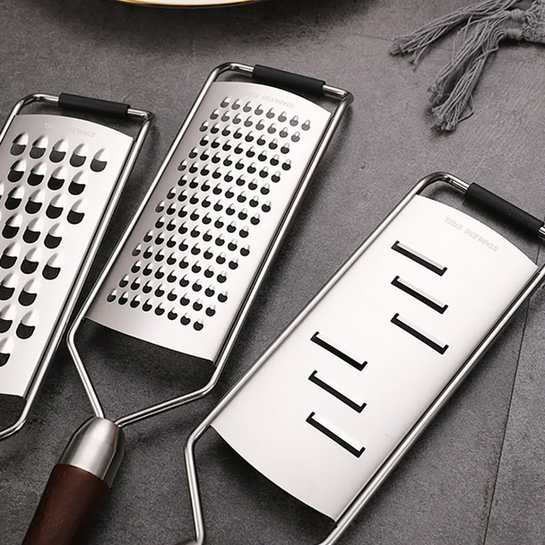 Cheese Grater Slicer Stainless Spatula Kitchen Food Planer for Chocolate  Fruit Vegetable for Salad Small hole planer 
