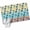 Yellow, variant on Yellow Teal Orange Coastal Bathroom Rug Washable 2x3 Entryway Rug Non Slip Summer Octopus Shark Starfish Front Door Mat Low Pile Indoor Doormat Throw Floor Carpet for Kitchen Bedroom Entrance